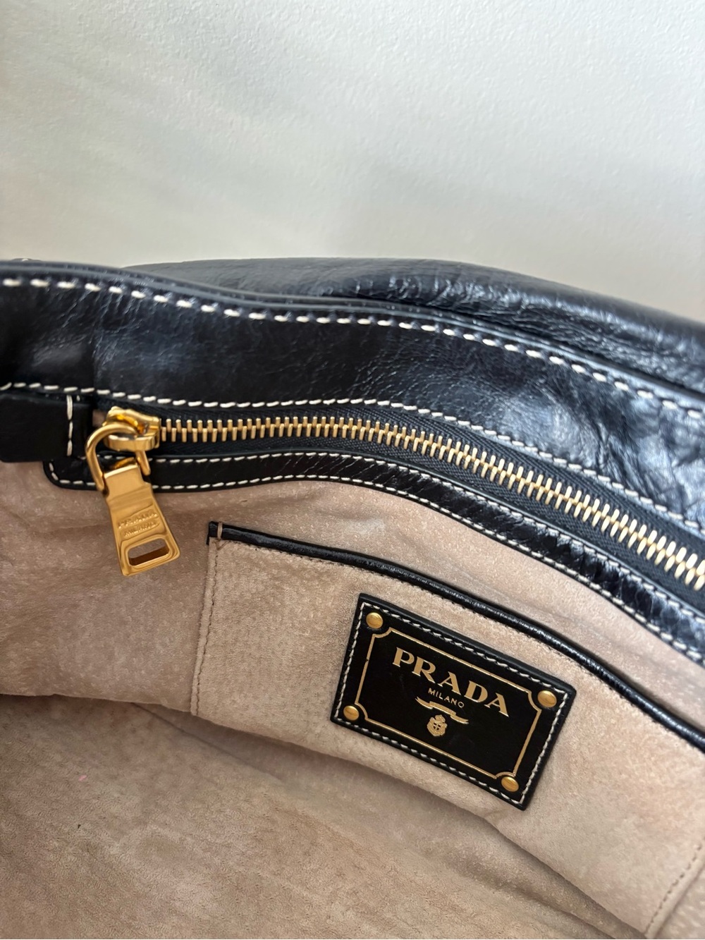 Prada Vitello Shine Shoulder Bag - Picture 7 of 9